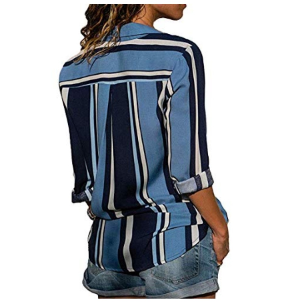 NEW! Button-Up Blouse - Picture 2 of 5